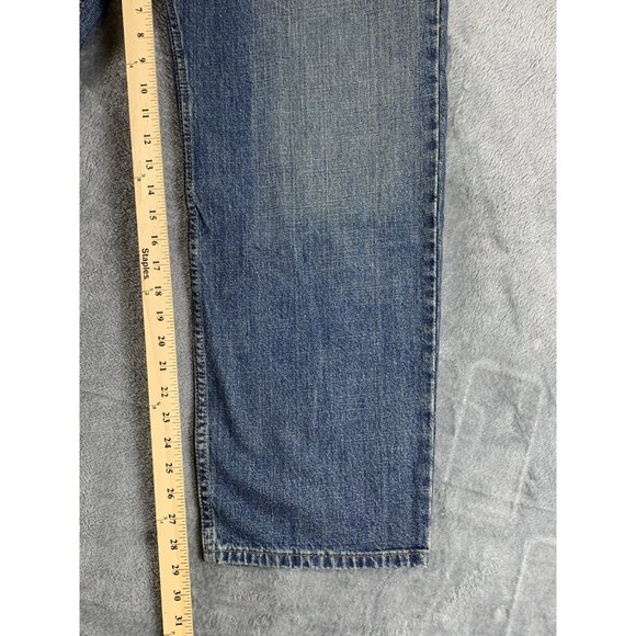 Levi's Strauss & Co. Signature Men's Relaxed Fit Jeans Medium Wash 40Wx 30L - Picture 11 of 13